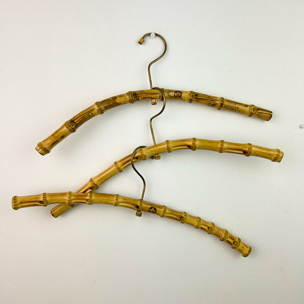 BAMBOO CLOTHES HANGERS