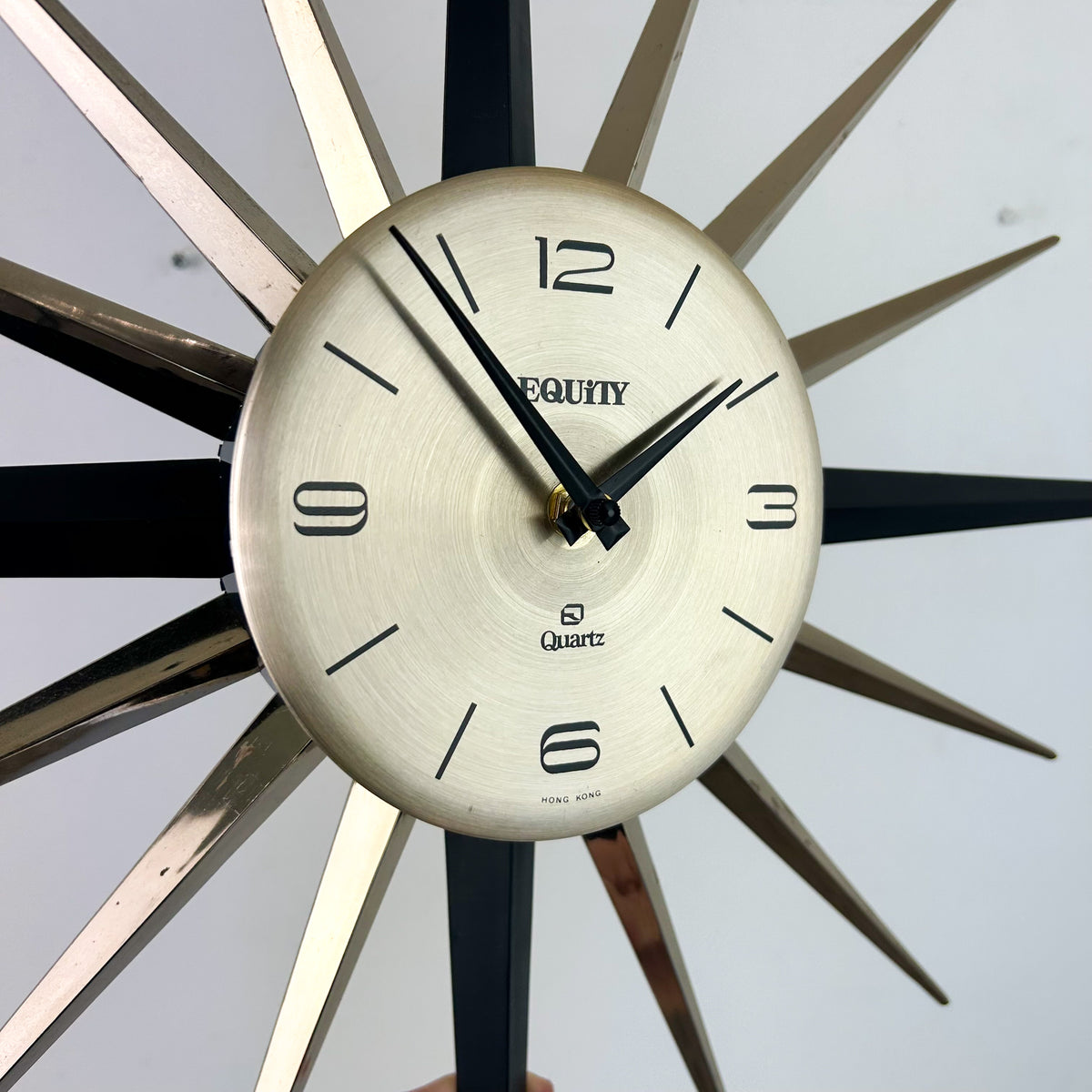 MID CENTURY STARBURST CLOCK - HEY JUDE WORKSHOP • Vintage furniture & objects Melbourne