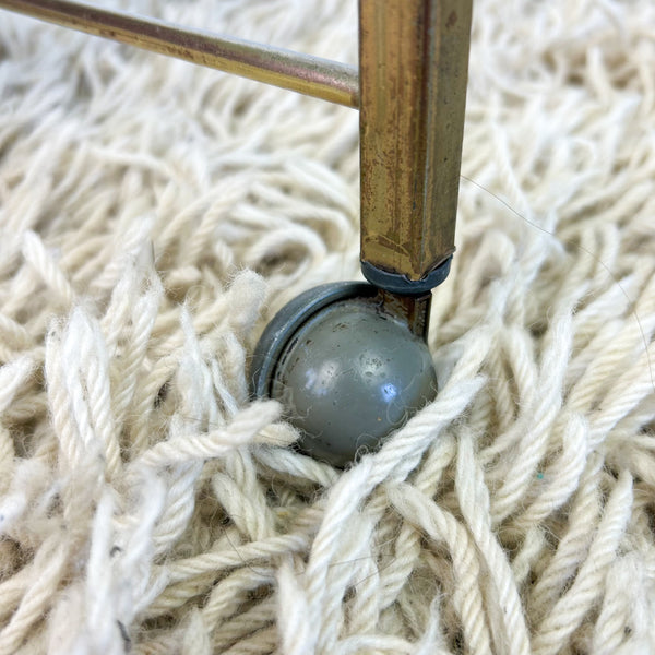 BRASS VINYL RECORD RACK