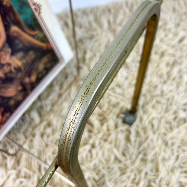 BRASS VINYL RECORD RACK