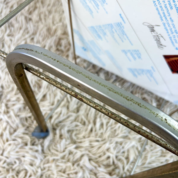 BRASS VINYL RECORD RACK