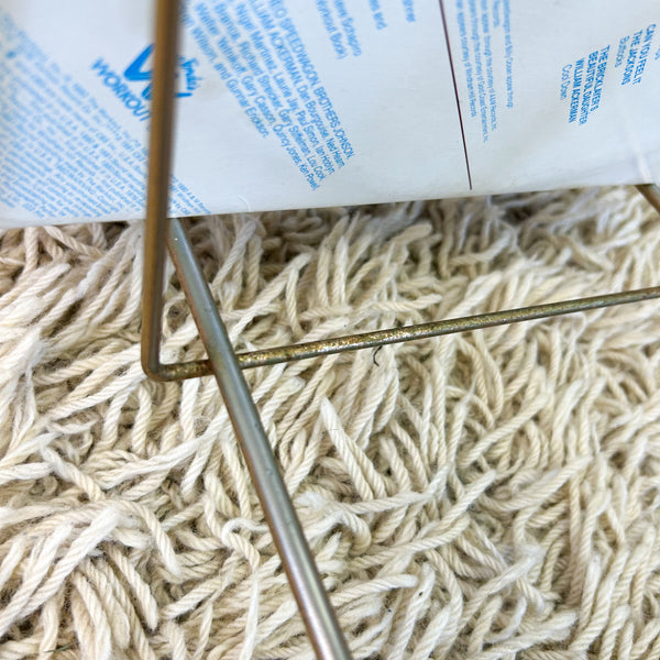 BRASS VINYL RECORD RACK