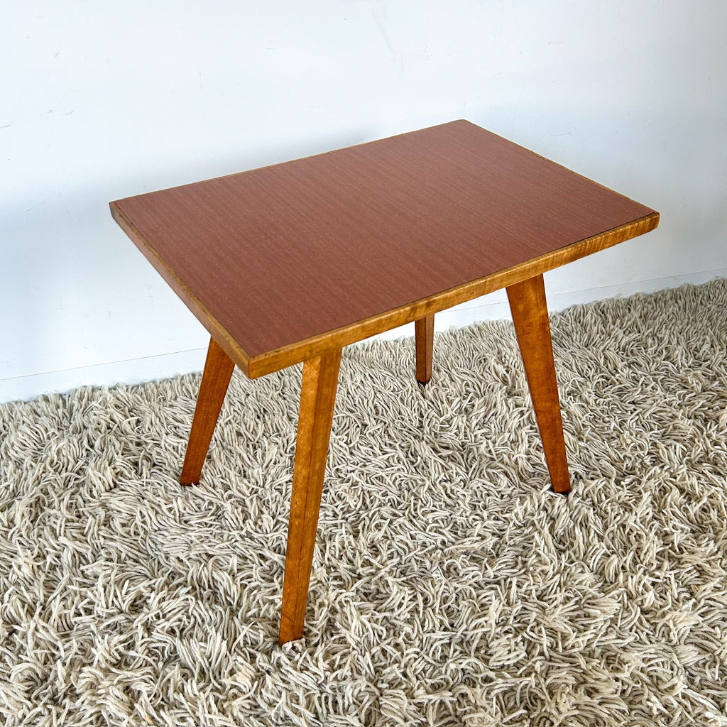 WOODEN SIDE TABLE