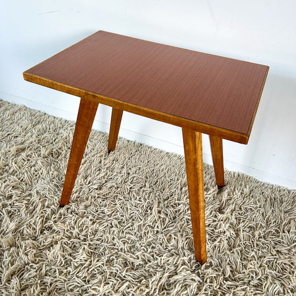 WOODEN SIDE TABLE