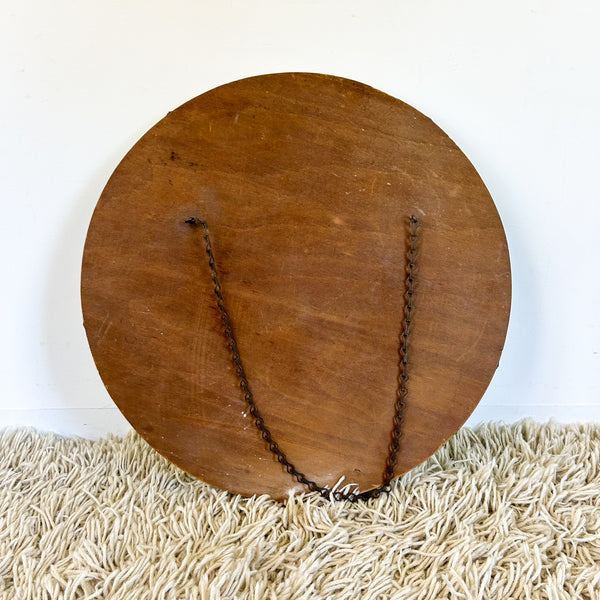 LARGE ROUND WALL MIRROR