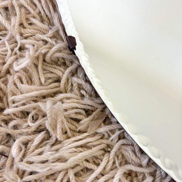 LARGE ROUND WALL MIRROR