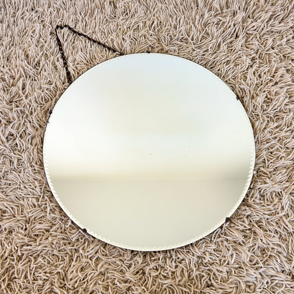 LARGE ROUND WALL MIRROR