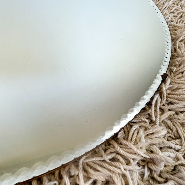 LARGE ROUND WALL MIRROR