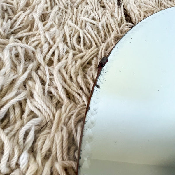 LARGE ROUND WALL MIRROR