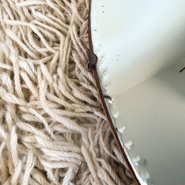 LARGE ROUND WALL MIRROR