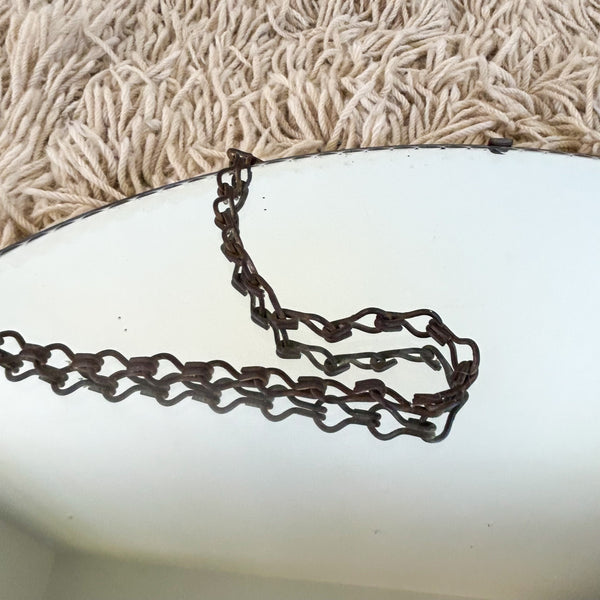 LARGE ROUND WALL MIRROR