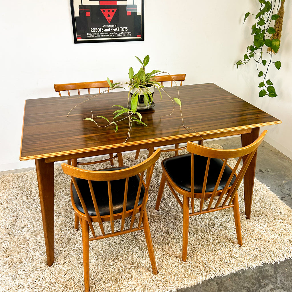 TIMBER DINING TABLE - HEY JUDE WORKSHOP • Vintage furniture & objects Melbourne