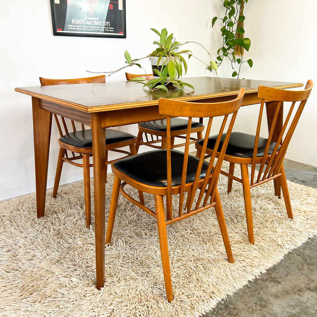 TIMBER DINING TABLE - HEY JUDE WORKSHOP • Vintage furniture & objects Melbourne