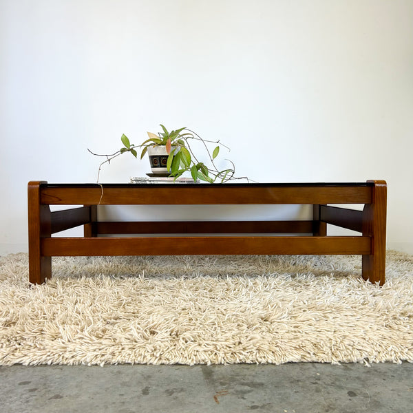 SMOKY GLASS COFFEE TABLE