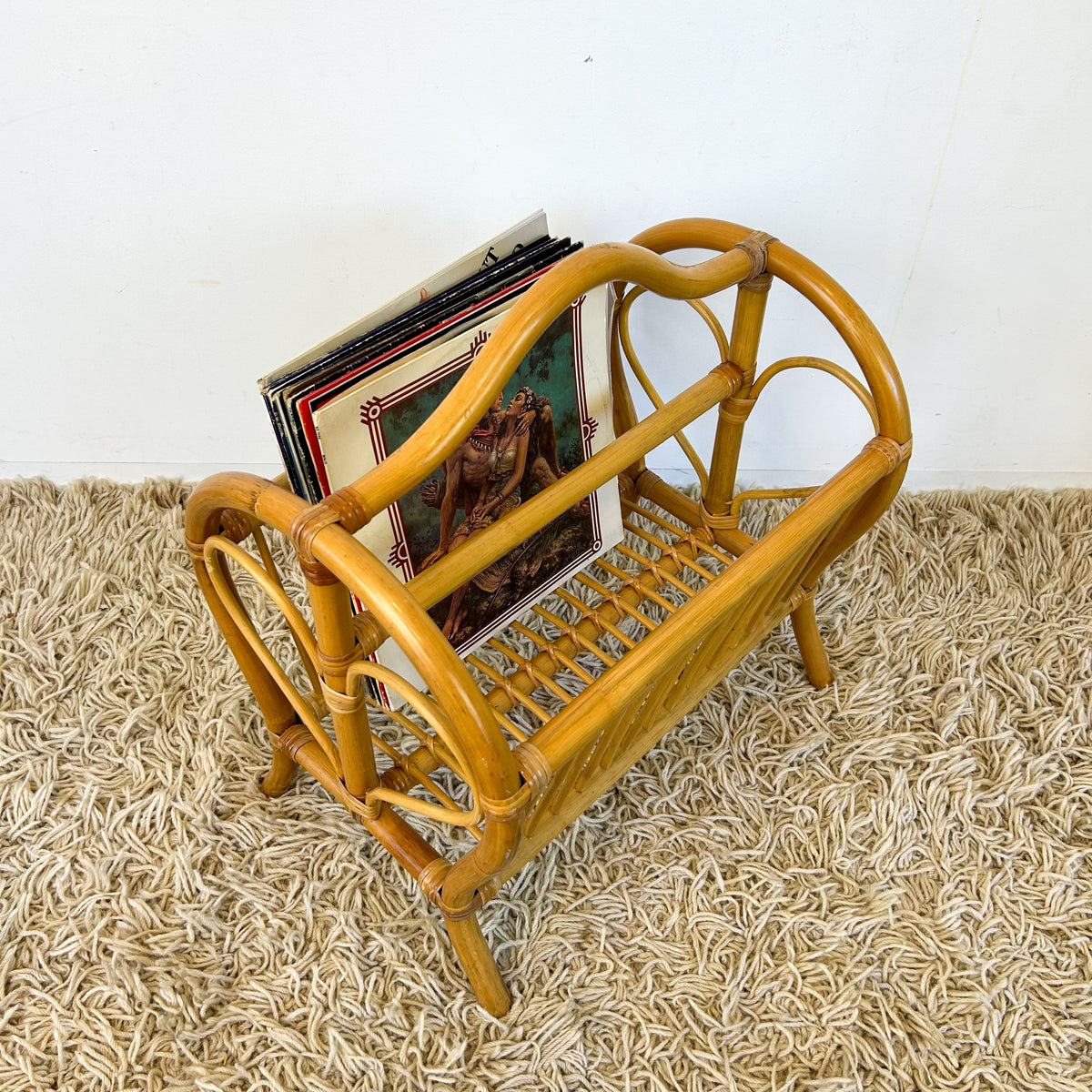 JUMBO CANE MAGAZINE RACK - HEY JUDE WORKSHOP • Vintage furniture & objects Melbourne