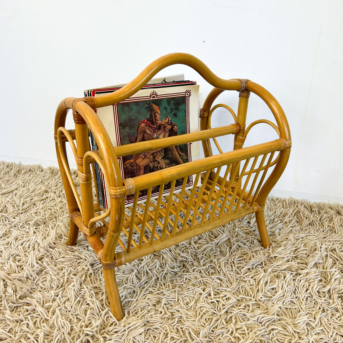 JUMBO CANE MAGAZINE RACK - HEY JUDE WORKSHOP • Vintage furniture & objects Melbourne