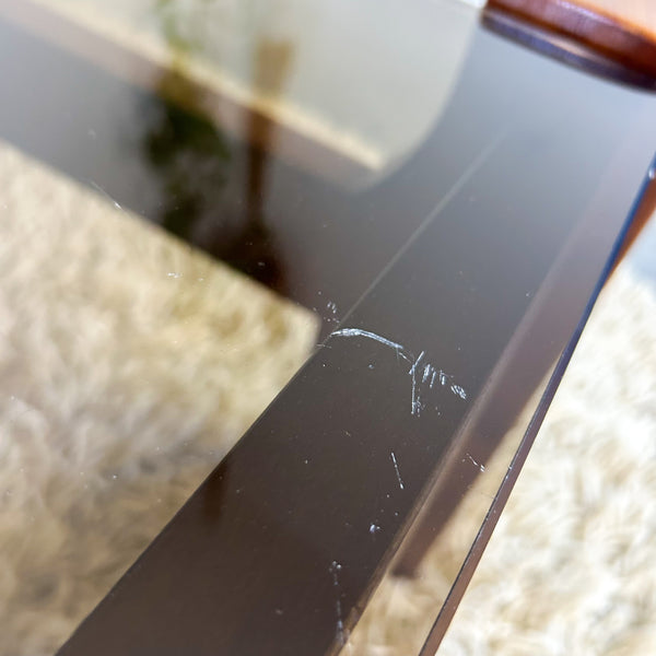 SMOKY GLASS COFFEE TABLE