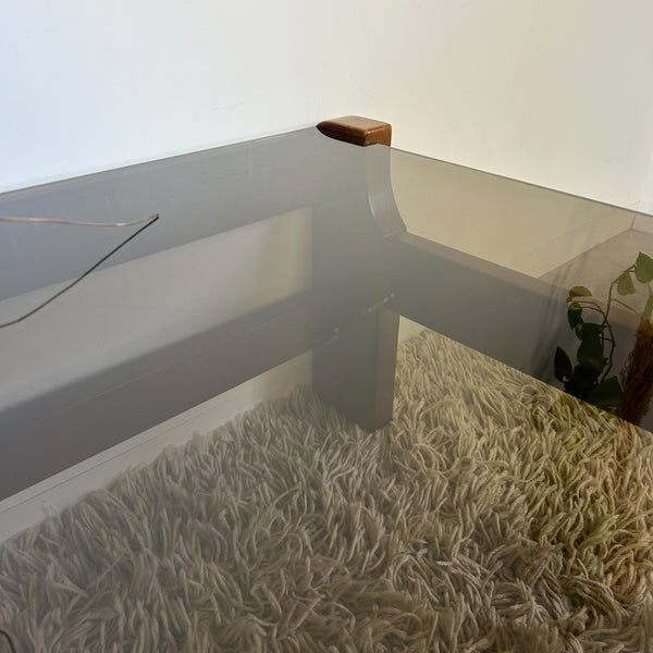 SMOKY GLASS COFFEE TABLE