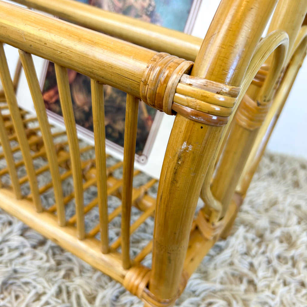 JUMBO CANE MAGAZINE RACK - HEY JUDE WORKSHOP • Vintage furniture & objects Melbourne