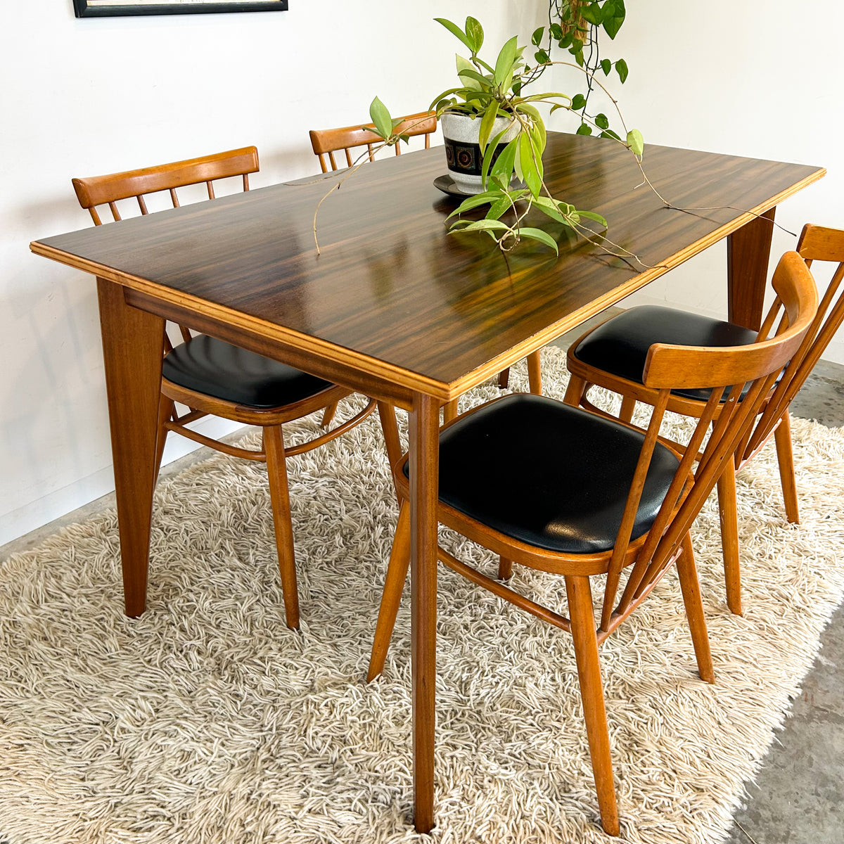 TIMBER DINING TABLE - HEY JUDE WORKSHOP • Vintage furniture & objects Melbourne