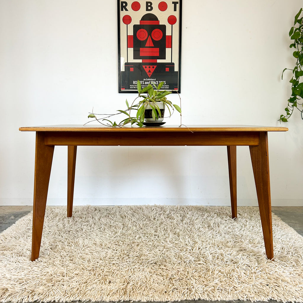 TIMBER DINING TABLE - HEY JUDE WORKSHOP • Vintage furniture & objects Melbourne
