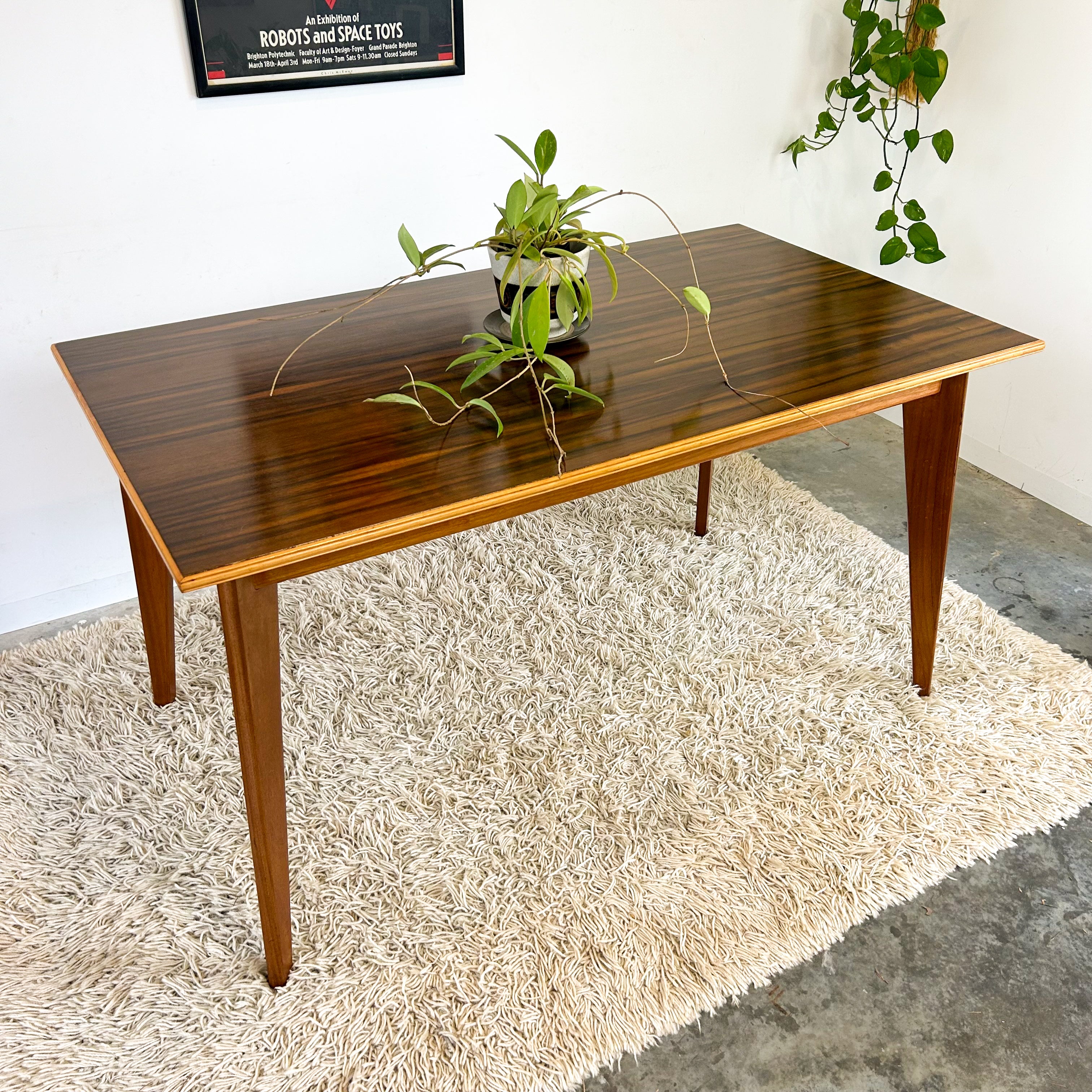 TIMBER DINING TABLE - HEY JUDE WORKSHOP • Vintage furniture & objects Melbourne