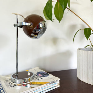 BROWN EYEBALL LAMP