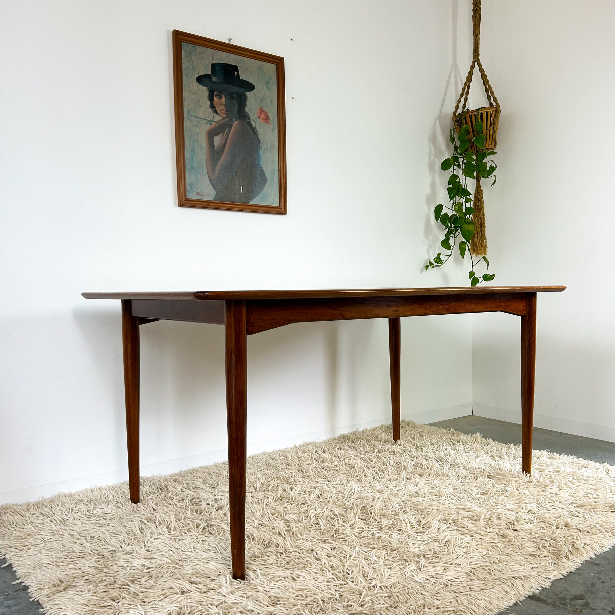 WOODEN DINING TABLE