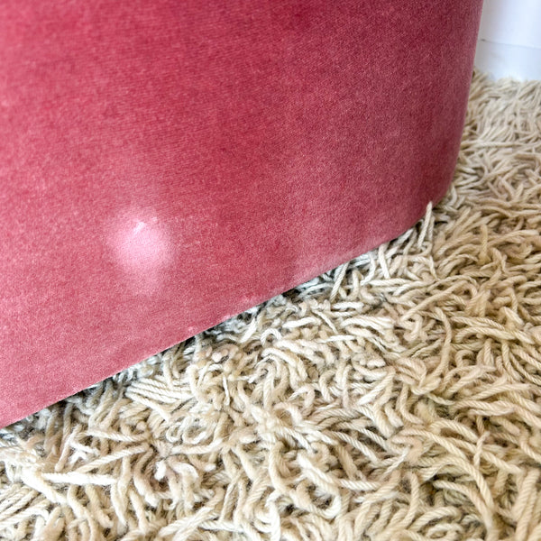 PINK VELOUR ARMCHAIR #1