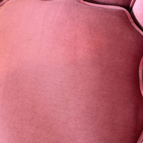 PINK VELOUR ARMCHAIR #1