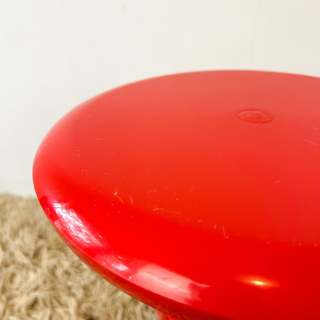 CAROMA ARCADE STOOL RED - HEY JUDE WORKSHOP • Vintage furniture & objects Melbourne