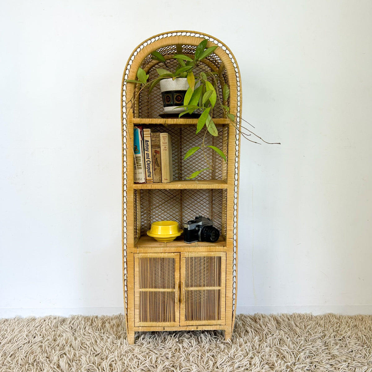 CANE HUTCH CABINET - HEY JUDE WORKSHOP • Vintage furniture & objects Melbourne