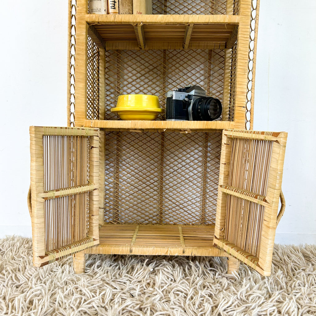 CANE HUTCH CABINET - HEY JUDE WORKSHOP • Vintage furniture & objects Melbourne