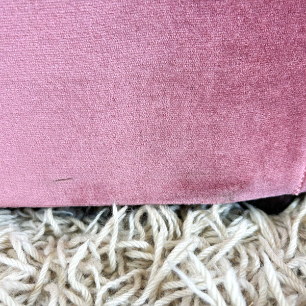 PINK VELOUR ARMCHAIR #2