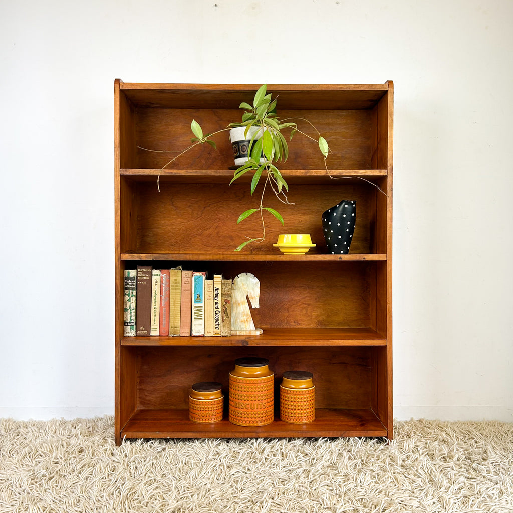 SOLID TIMBER BOOKCASE LARGE - HEY JUDE WORKSHOP • Vintage furniture & objects Melbourne