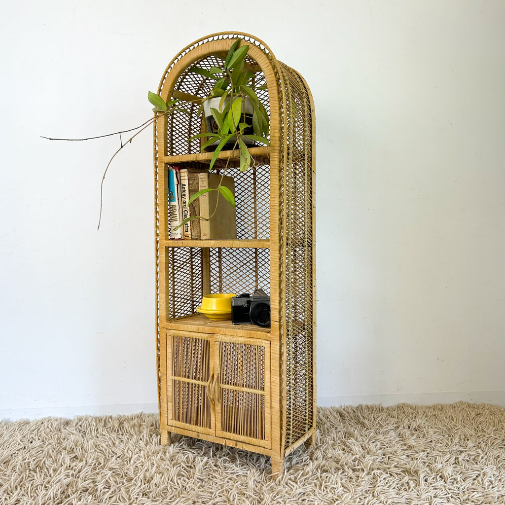 CANE HUTCH CABINET - HEY JUDE WORKSHOP • Vintage furniture & objects Melbourne