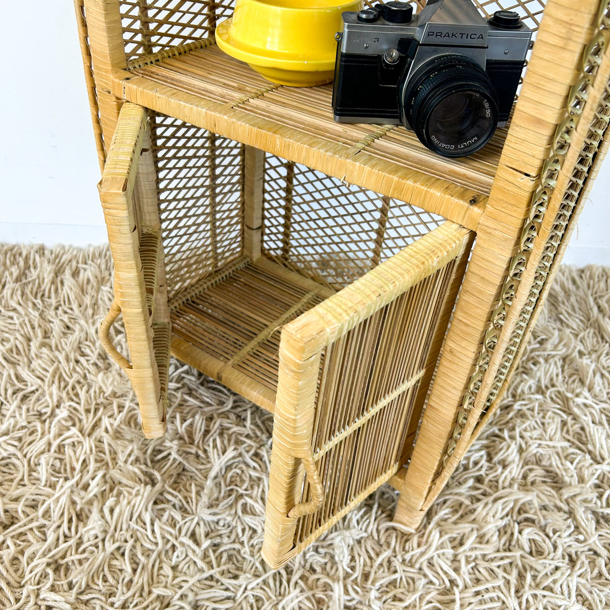 CANE HUTCH CABINET - HEY JUDE WORKSHOP • Vintage furniture & objects Melbourne