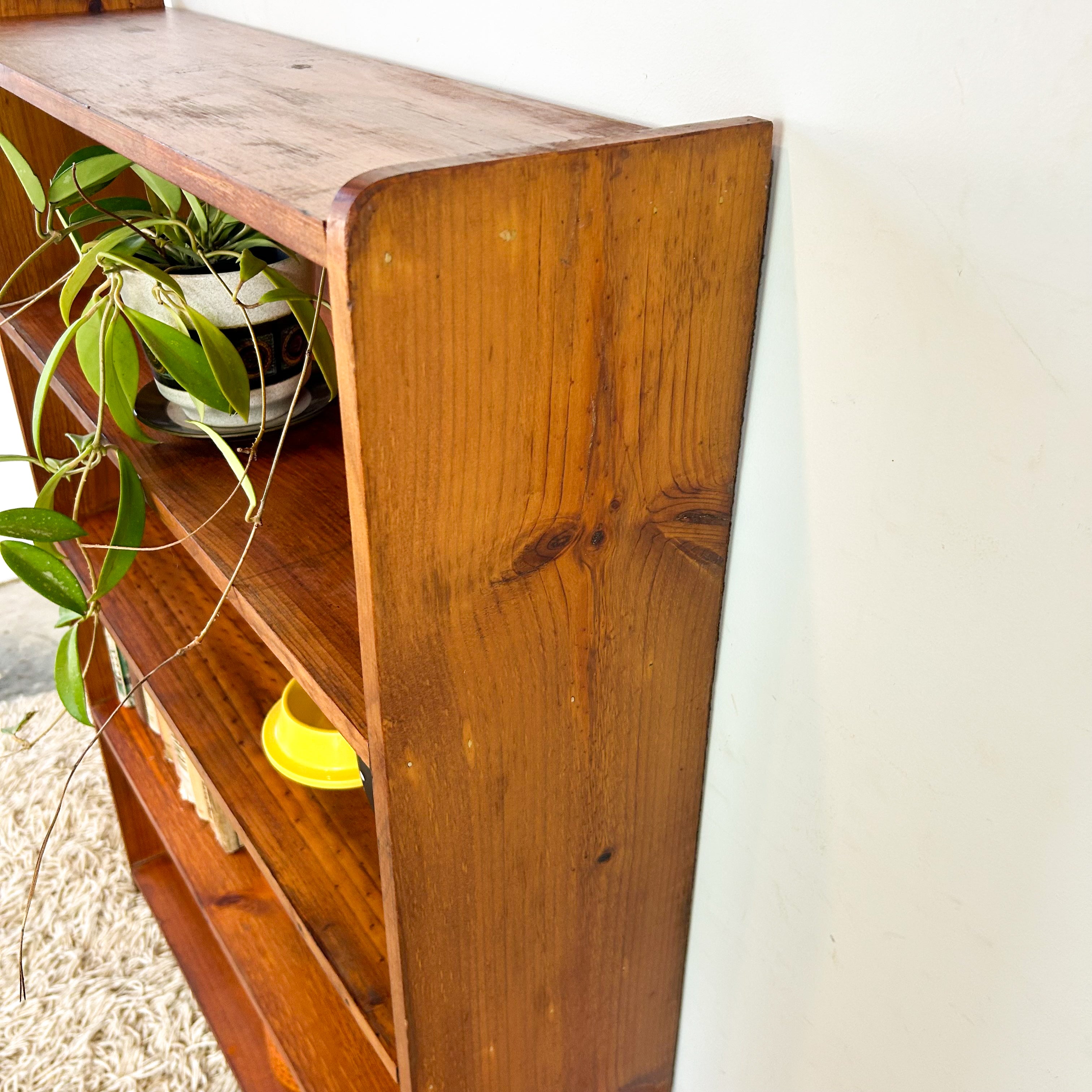 SOLID TIMBER BOOKCASE LARGE - HEY JUDE WORKSHOP • Vintage furniture & objects Melbourne