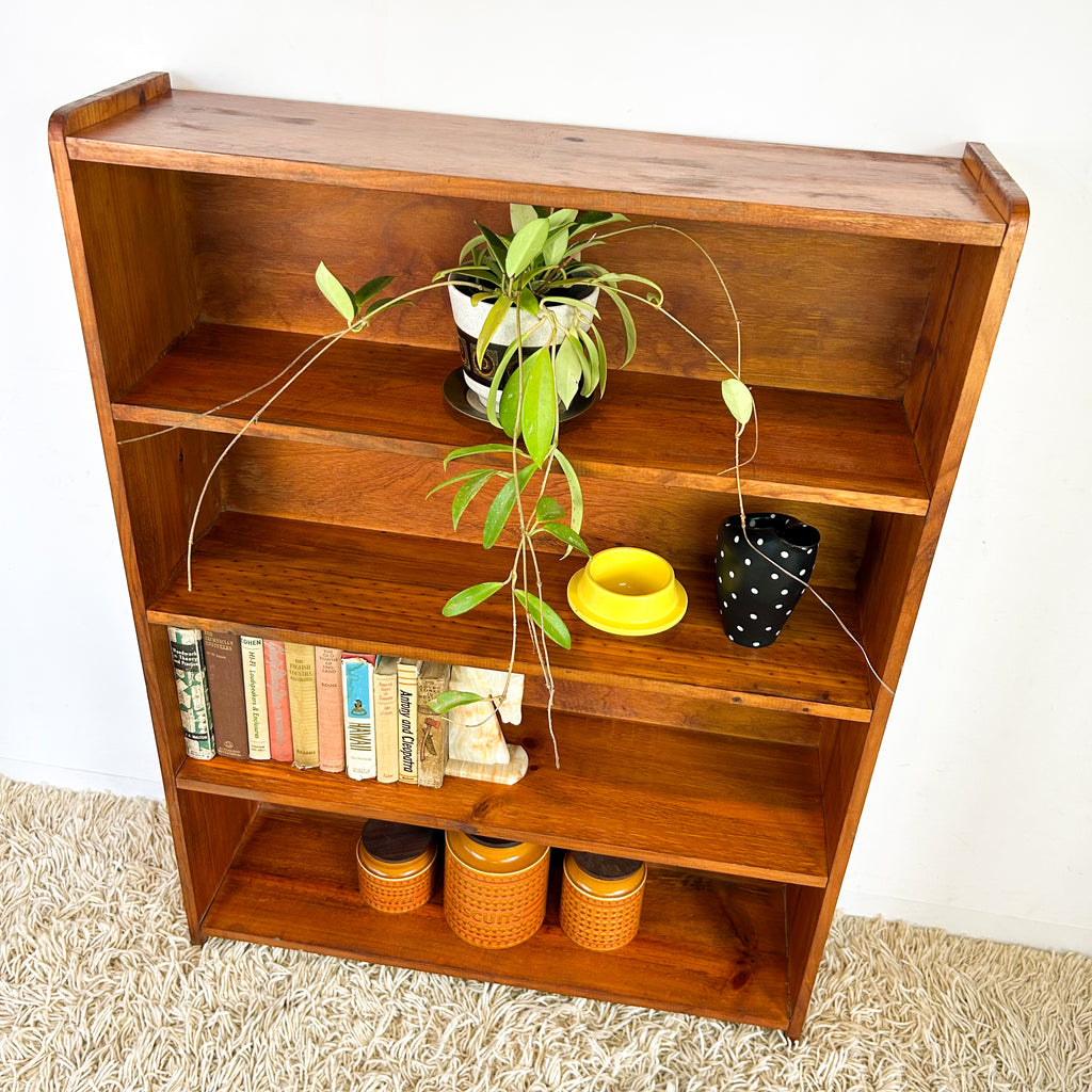 SOLID TIMBER BOOKCASE LARGE - HEY JUDE WORKSHOP • Vintage furniture & objects Melbourne