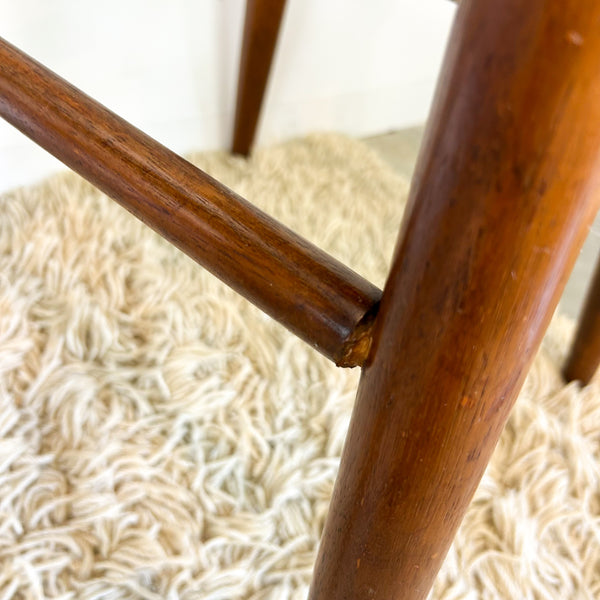 BLACK VINYL SWIVEL BAR STOOLS - HEY JUDE WORKSHOP • Vintage furniture & objects Melbourne