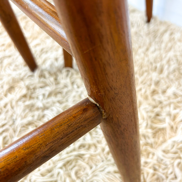 BLACK VINYL SWIVEL BAR STOOLS - HEY JUDE WORKSHOP • Vintage furniture & objects Melbourne