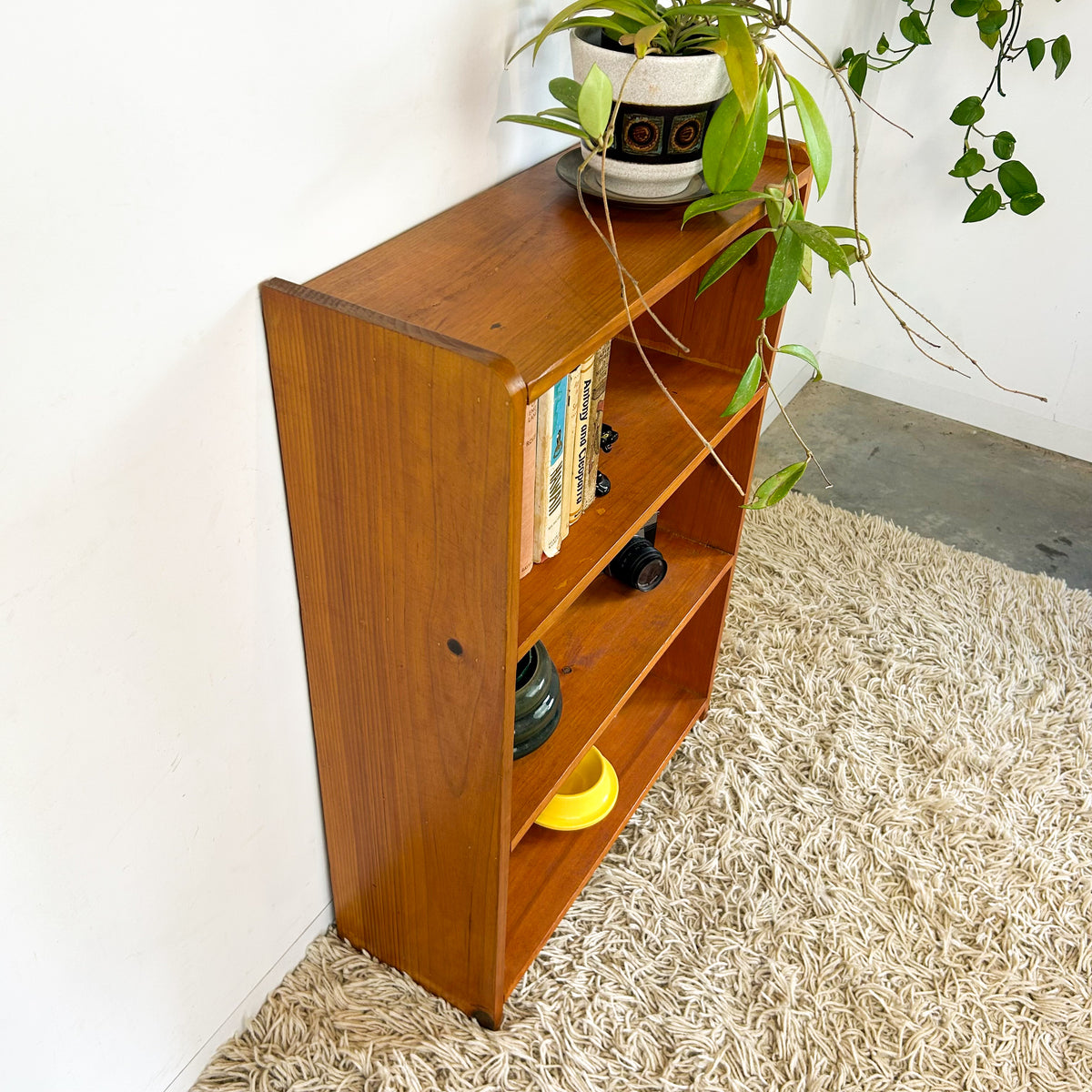 SOLID PINE BOOKCASE SMALL - HEY JUDE WORKSHOP • Vintage furniture & objects Melbourne