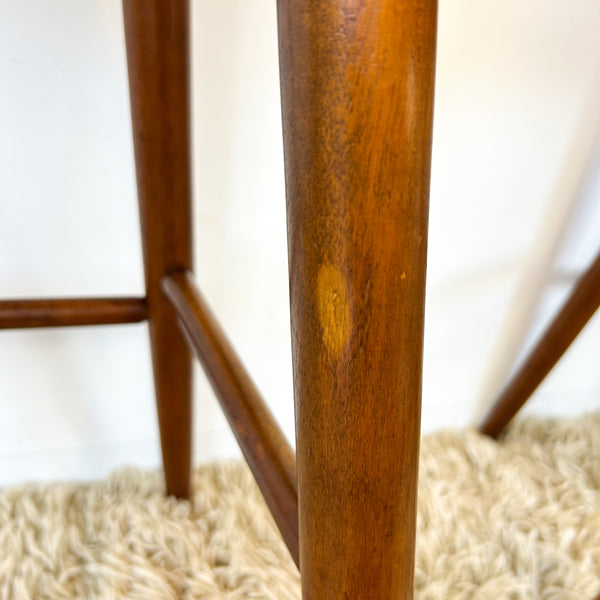 BLACK VINYL SWIVEL BAR STOOLS - HEY JUDE WORKSHOP • Vintage furniture & objects Melbourne