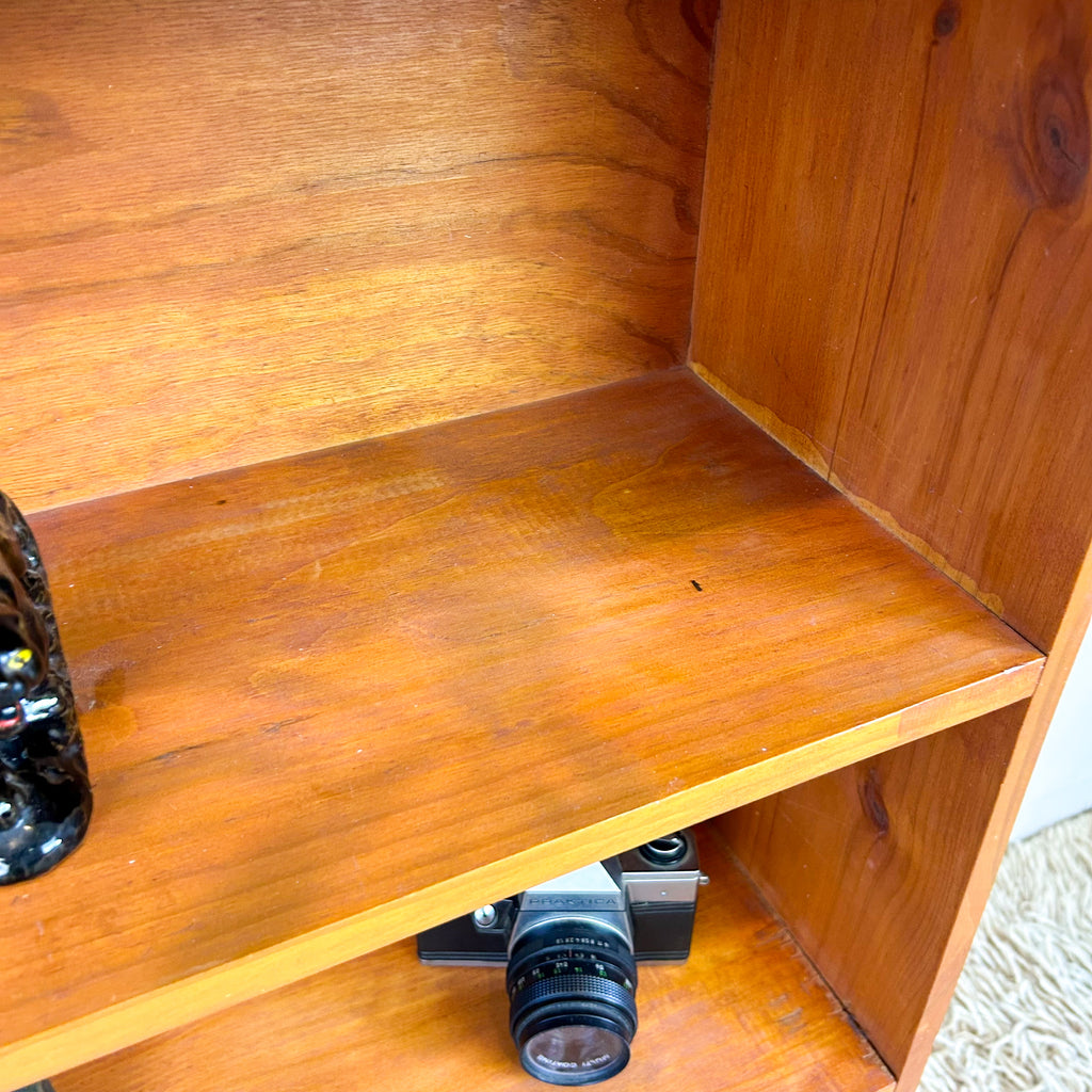 SOLID PINE BOOKCASE SMALL - HEY JUDE WORKSHOP • Vintage furniture & objects Melbourne