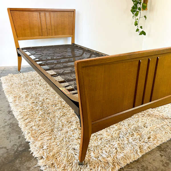 MID CENTURY SINGLE BED FRAME by FRASER UK - HEY JUDE WORKSHOP • Vintage furniture & objects Melbourne