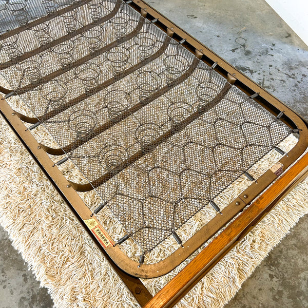 MID CENTURY SINGLE BED FRAME by FRASER UK - HEY JUDE WORKSHOP • Vintage furniture & objects Melbourne