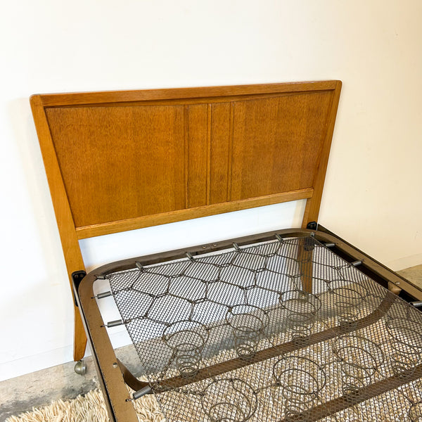 MID CENTURY SINGLE BED FRAME by FRASER UK - HEY JUDE WORKSHOP • Vintage furniture & objects Melbourne