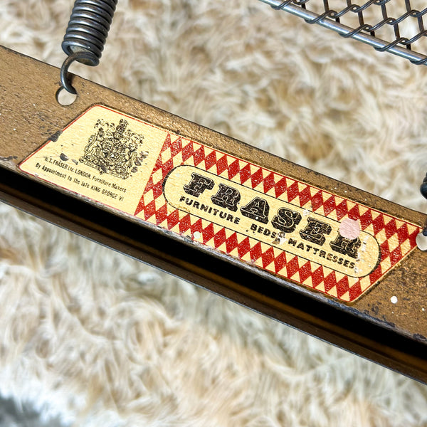 MID CENTURY SINGLE BED FRAME by FRASER UK - HEY JUDE WORKSHOP • Vintage furniture & objects Melbourne