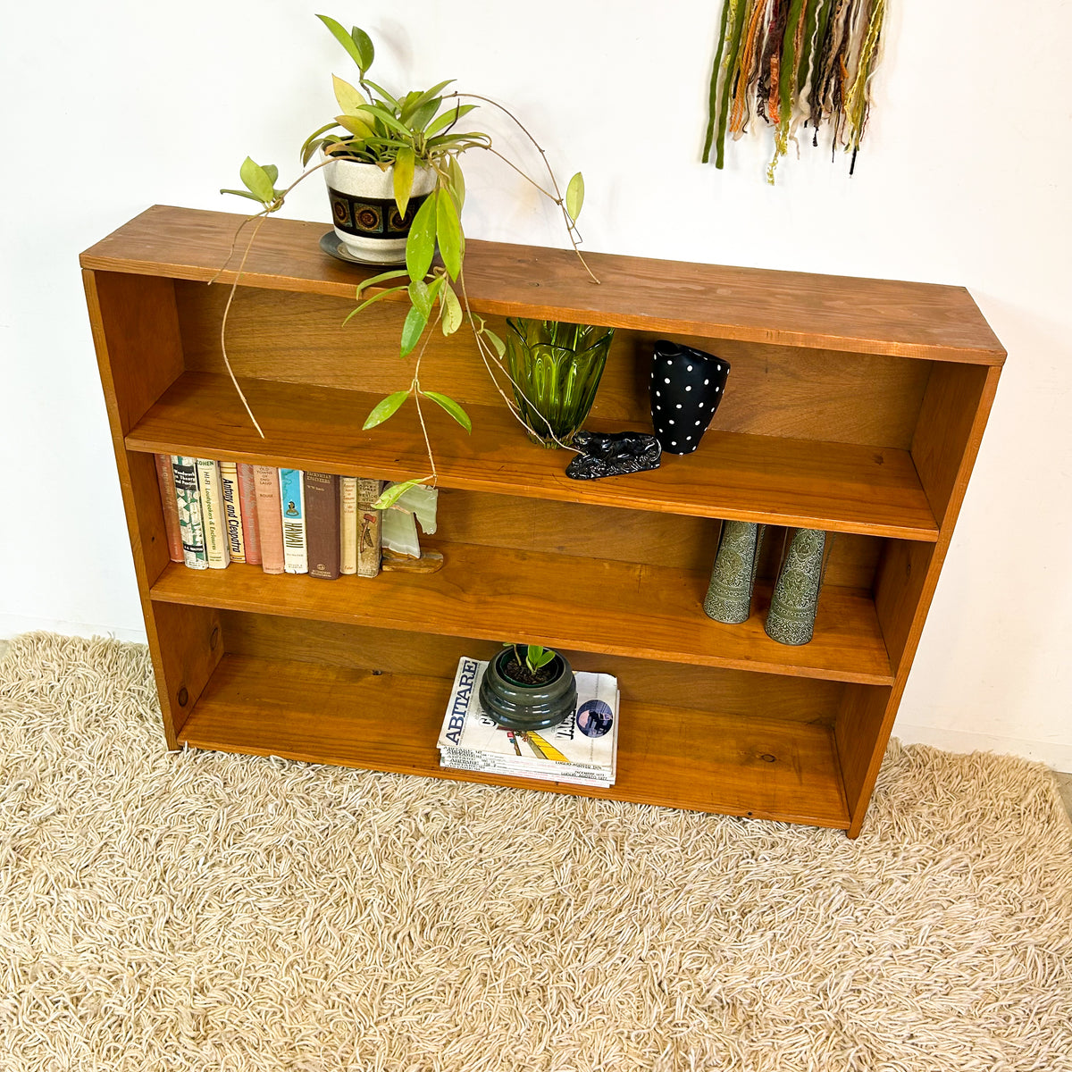 SOLID PINE BOOKCASE