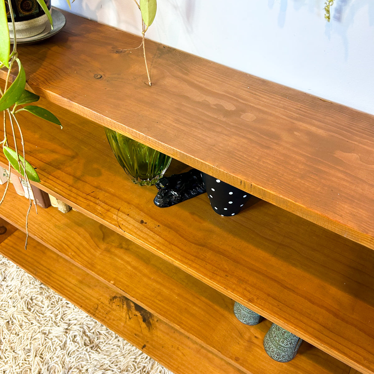 SOLID PINE BOOKCASE